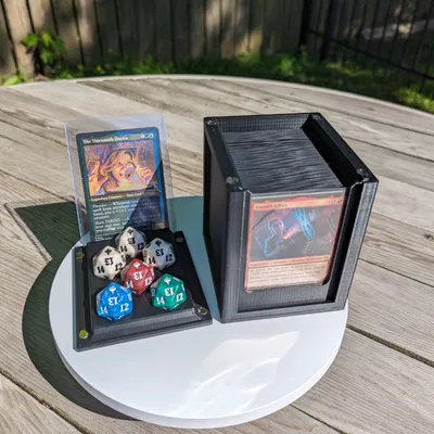 Hộp Deck Box Trưng Commander MTG (Magic The Gathering) – Magnet Closure