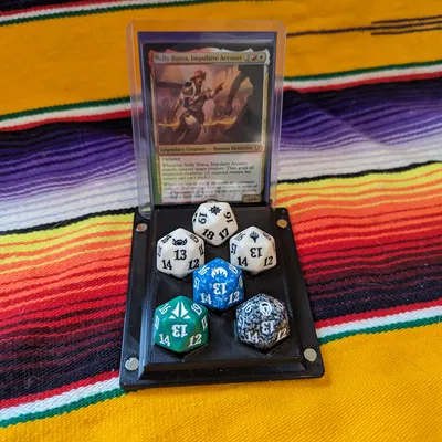 Hộp Deck Box Trưng Commander MTG (Magic The Gathering) – Magnet Closure