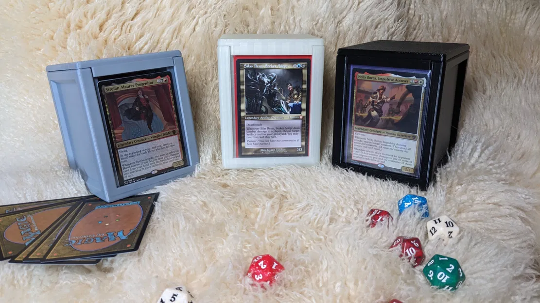 Hộp Deck Box Trưng Commander MTG (Magic The Gathering) – Magnet Closure - Image 11