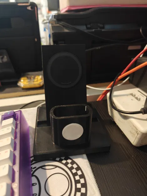 Giá đỡ iPhone & sạc Apple Watch dùng Anker Qi2 wireless (stand) - Image 1