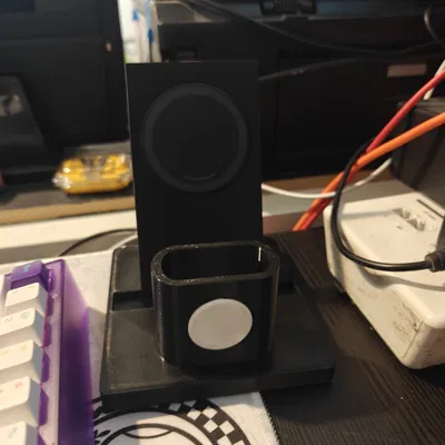 Giá đỡ iPhone & sạc Apple Watch dùng Anker Qi2 wireless (stand)