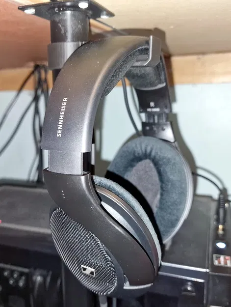 Giá Treo Headset Kẹp Chân Bàn (Table Leg Mounted Headset Stand) - Image 2