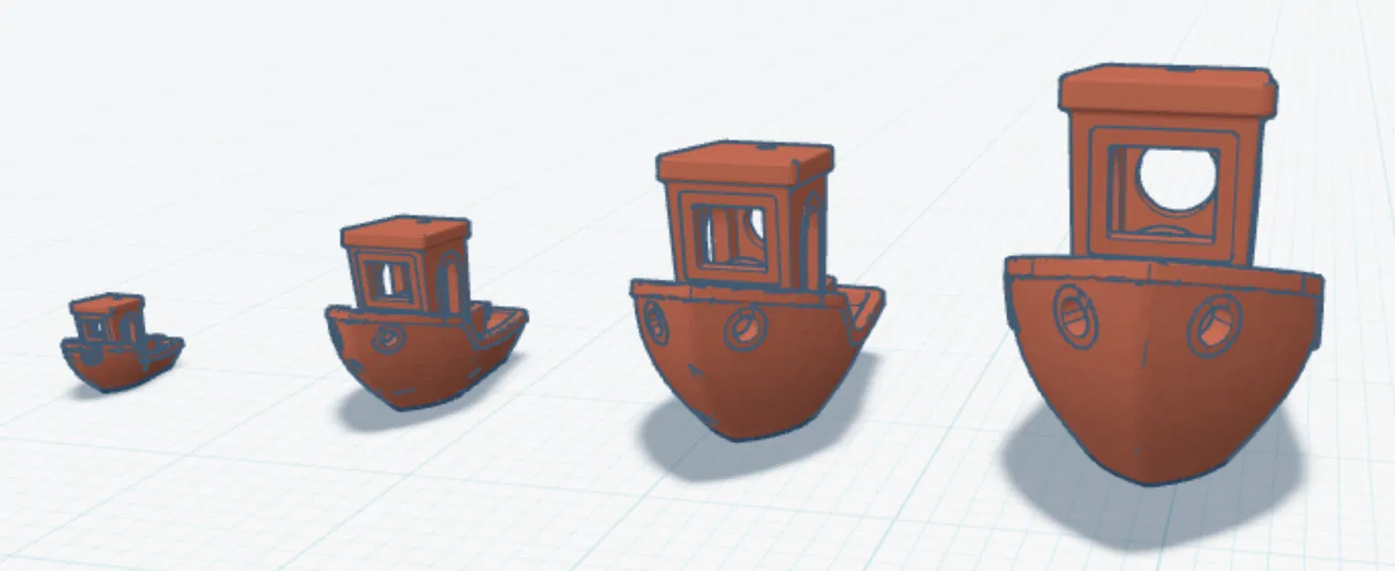 Benchy không ống khói – 4 kích cỡ để cân chỉnh nhanh hơn - Image 1