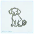 Tranh treo tường hình cún con (Puppy Wall Art) - Thumbnail 1