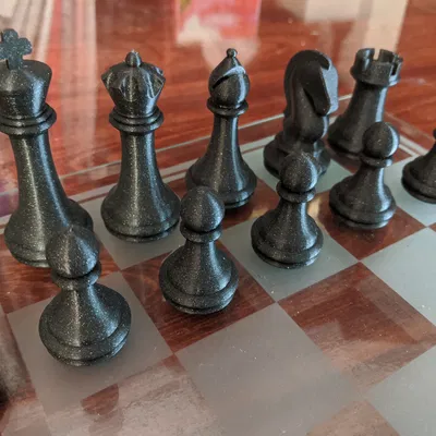 Bộ Cờ Vua (Chess Set) In 3D Không Cần Supports