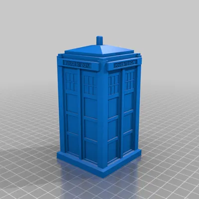 TARDIS Type 40 (Doctor Who) – mô hình 3D