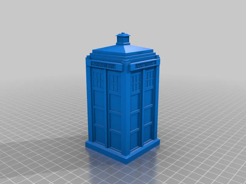 TARDIS Type 40 (Doctor Who) – mô hình 3D - Image 4
