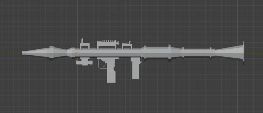 Súng Phóng Tên Lửa Low Poly - Image 1