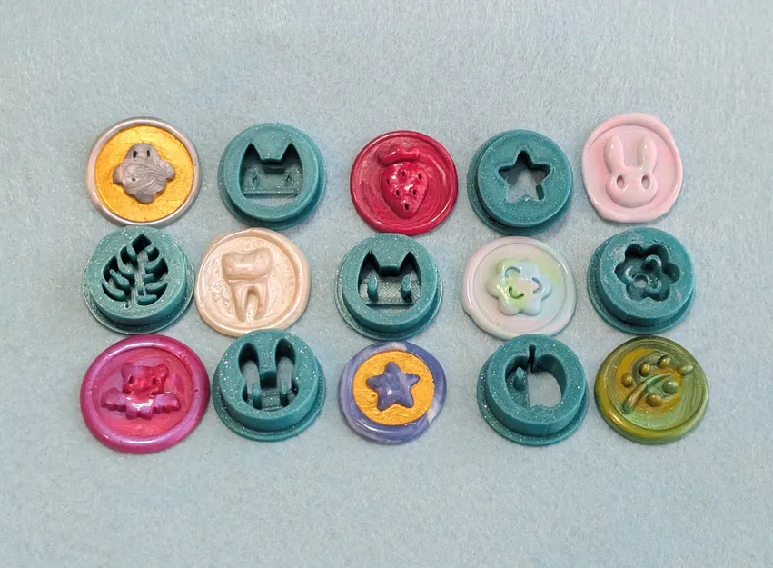 Stamp/Seal wax phồng (Puffy wax stamps/seals) - Image 1