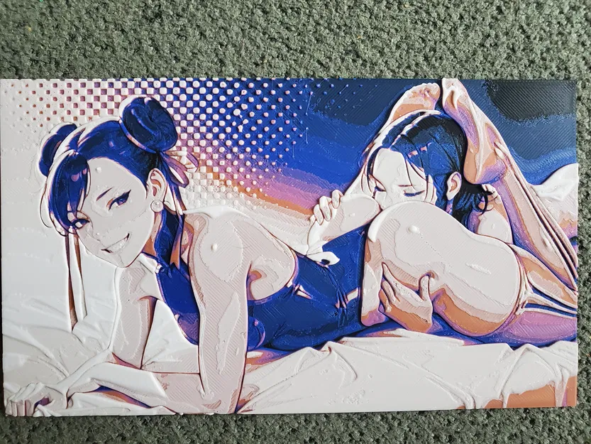 Chun Li Wins! Hueforge - Image 1