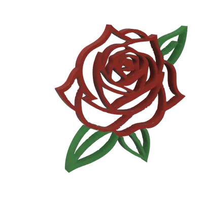 Móc Khóa Hoa Hồng (Rose Keychain)