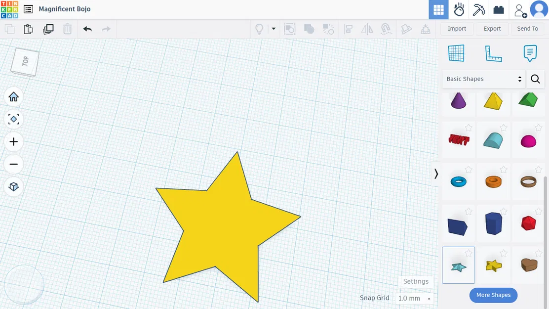 Mô hình 3D Ngôi Sao (Star) - Image 1