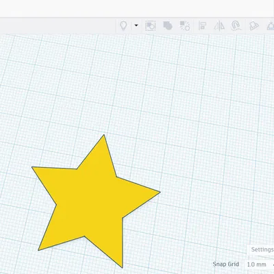 Mô hình 3D Ngôi Sao (Star)