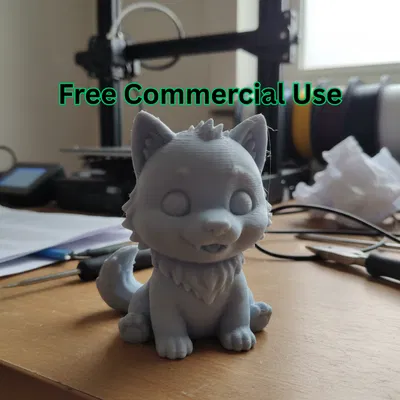 Cún Người Sói Chibi Dễ Thương (Cute Werewolf Puppy)