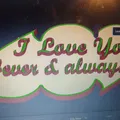 Trái tim “I Love You 4ever &Always” (chữ nổi, 2 trái tim) - Thumbnail 2