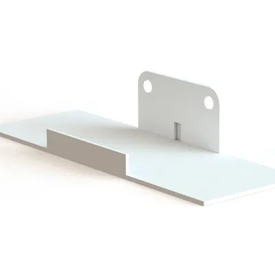 Breadboard tự giữ kèm ngàm gắn đôi antenna (Self-retaining breadboard with dual antenna mount)