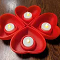 Đế nến LED tealight hình trái tim - Thumbnail 4