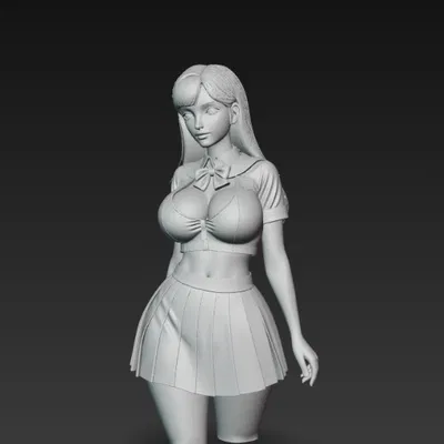 Cô gái sexy trong đồng phục học sinh