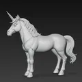 Mô hình 3D Kỳ Lân (Unicorn) - Thumbnail 3