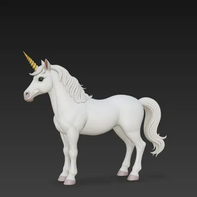 Mô hình 3D Kỳ Lân (Unicorn)