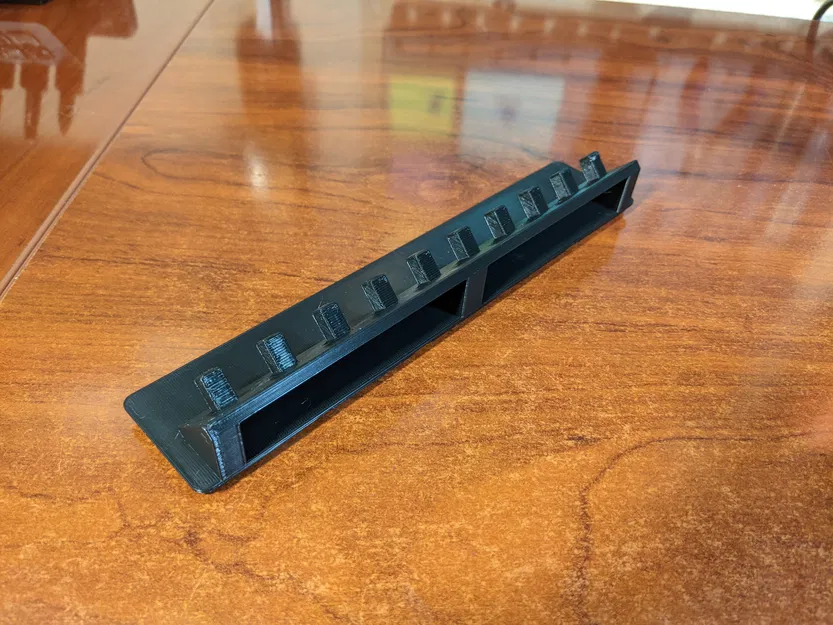 Gridfinity ổ tuýp nghiêng & dọc 1/4 (remix) - Image 3