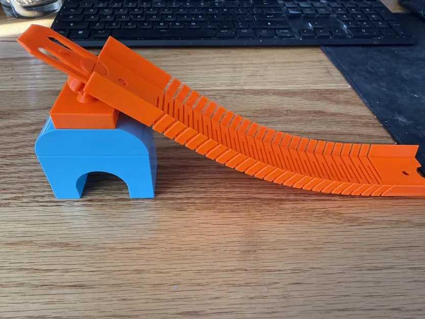 Đầu nối đường đua Hot Wheels gắn block Duplo ball joint (push button pin lock) - Image 4