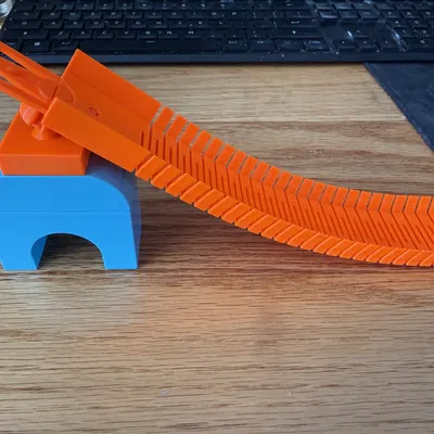 Đầu nối đường đua Hot Wheels gắn block Duplo ball joint (push button pin lock)