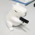Capybara gangsta – Mô hình in 3D PLA dễ thương để sơn trang trí - Thumbnail 3