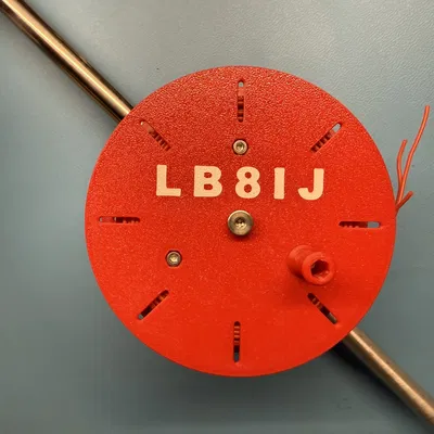 Radial Spool của Ham Radio Passion (LB8IJ) cho antenna ham radio portable