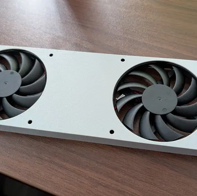 Radiator fan booster – Khung gắn 2 quạt 80x80x10 cho radiátor