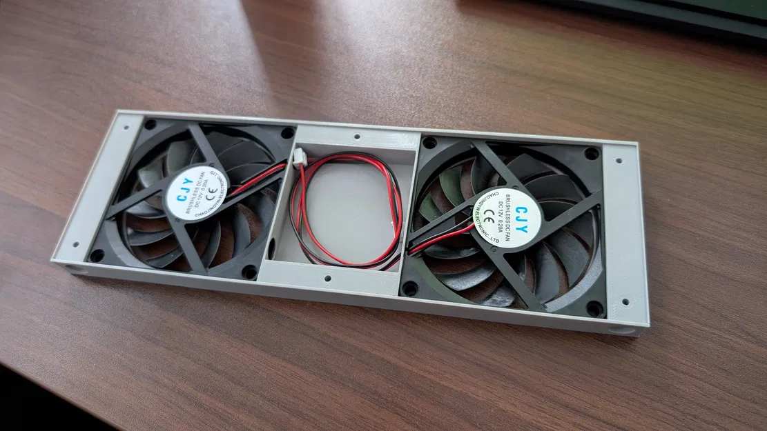 Radiator fan booster – Khung gắn 2 quạt 80x80x10 cho radiátor - Image 2