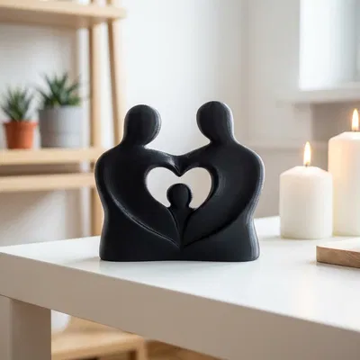 Tượng Điêu Khắc Ôm Ấp Gia Đình (Family Embrace Sculpture)