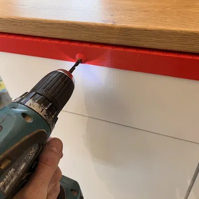 Bohrhilfe IKEA Schubladen (cữ khoan cho ngăn kéo IKEA)