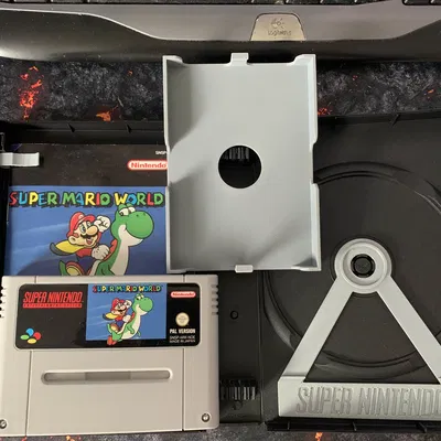 Chuyển hộp DVD 32mm thành hộp băng PAL Super Nintendo (SNES)