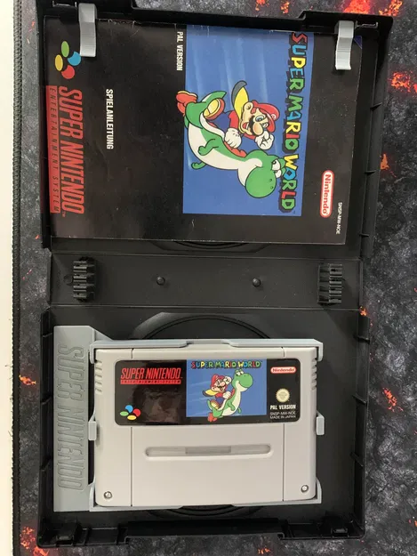 Chuyển hộp DVD 32mm thành hộp băng PAL Super Nintendo (SNES) - Image 3