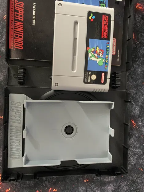 Chuyển hộp DVD 32mm thành hộp băng PAL Super Nintendo (SNES) - Image 4