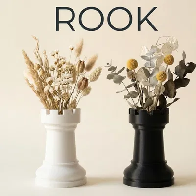 Bình hoa “ROOK” – Decor Cờ Vua Hiện Đại