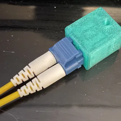 Nắp bụi cho LC patch cord có lỗ gắn tag