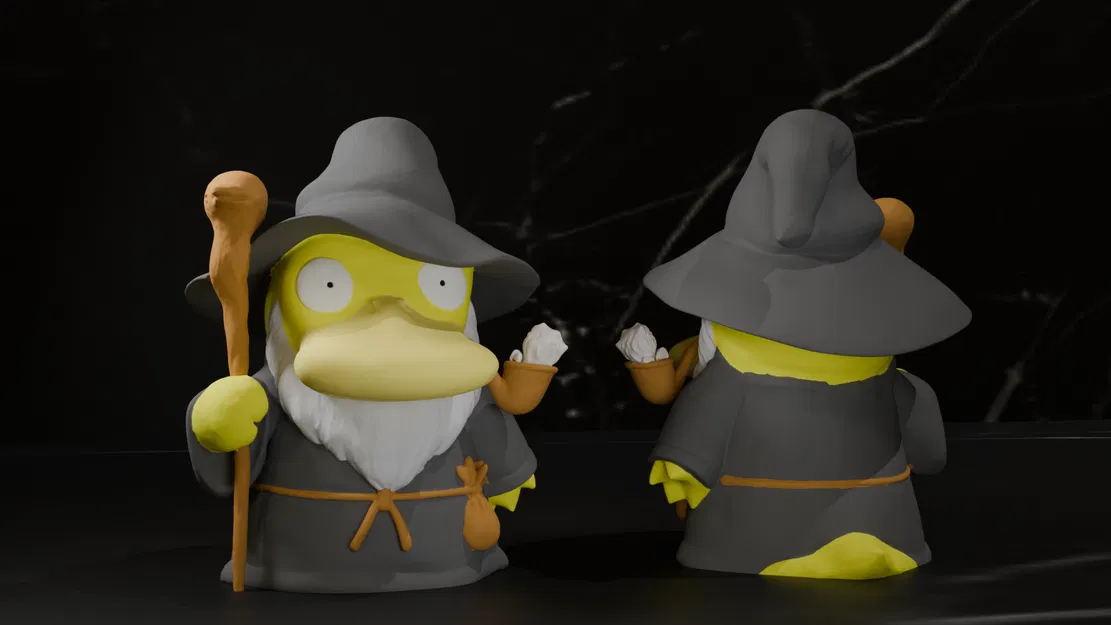 Psyduck x Gandalf - mashup Pokemon & Chúa Tể Những Chiếc Nhẫn - Image 1