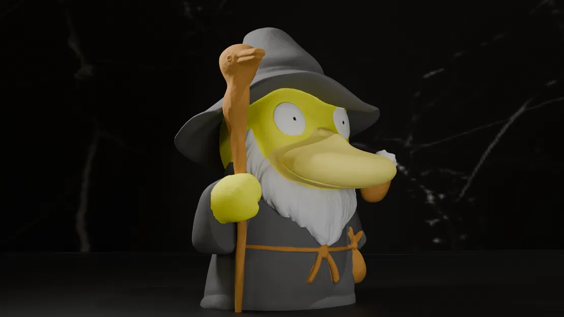 Psyduck x Gandalf - mashup Pokemon & Chúa Tể Những Chiếc Nhẫn - Image 2