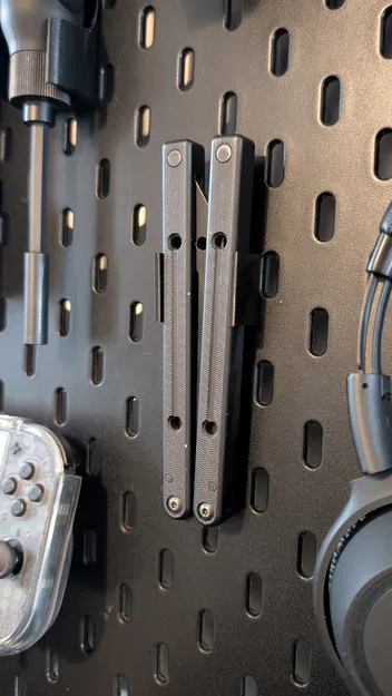 Giá treo Balisong/Butterfly Knife cho IKEA SKADIS - Image 2