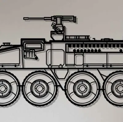 M1126 Stryker Wall Art