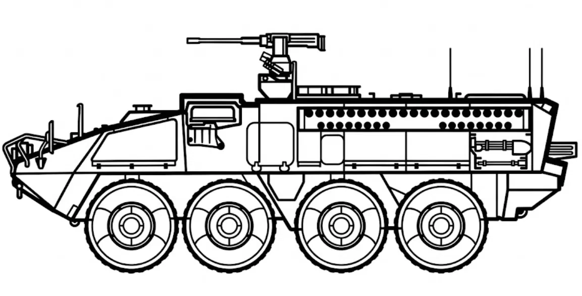 M1126 Stryker Wall Art - Image 3