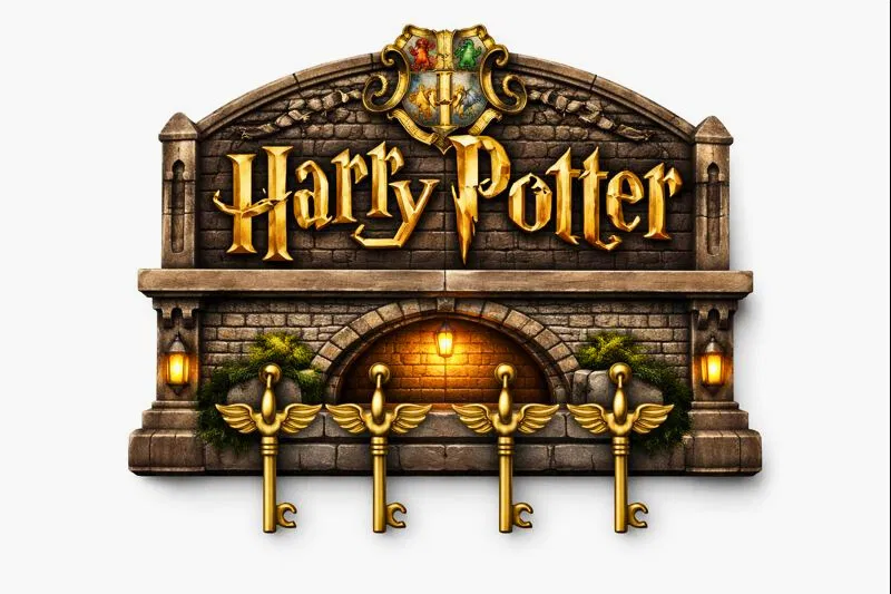 Kệ treo chìa khóa Harry Potter - Image 1
