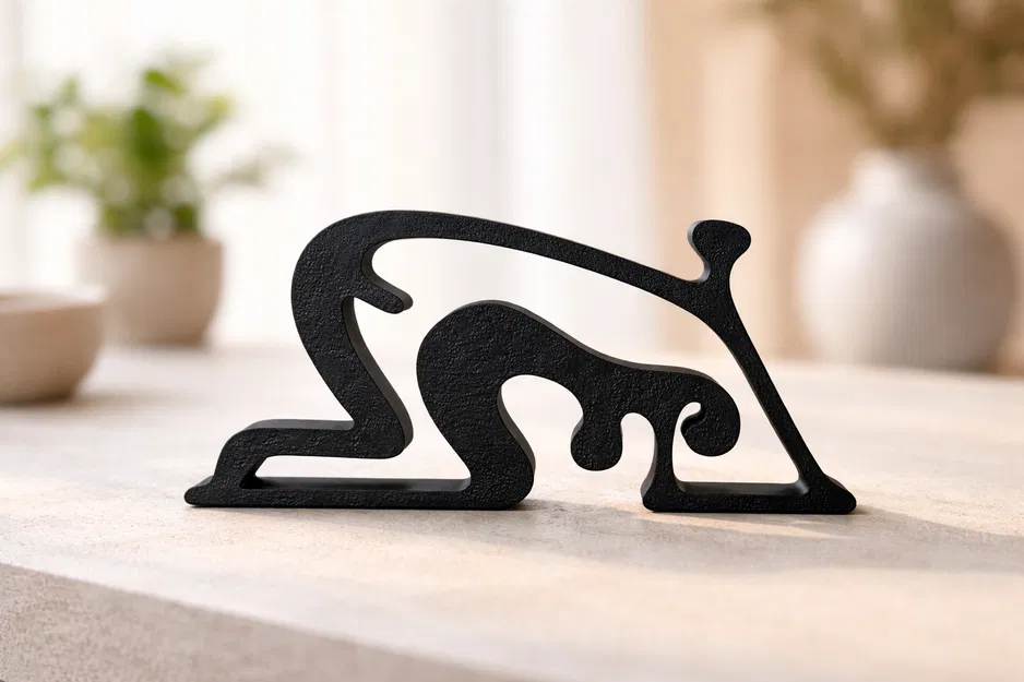 Tượng Cặp Đôi Trừu Tượng Hiện Đại - Image 1