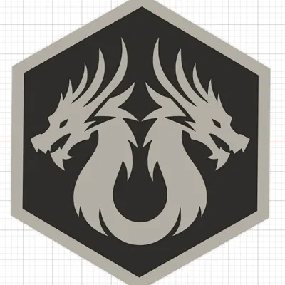 Logo Duender dạng STL