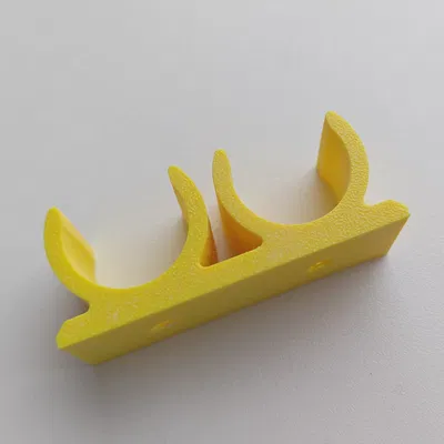 Kẹp snap đôi 20mm cho dây cáp (cable holder)