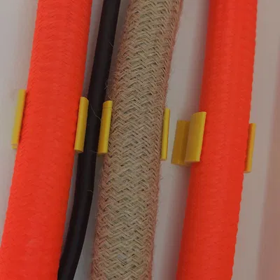 Kẹp snap đôi 20mm cho dây cáp (cable holder)