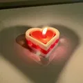 Đế Nến Tealight Hình Trái Tim Valentine - Thumbnail 2