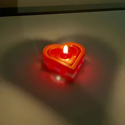 Đế Nến Tealight Hình Trái Tim Valentine